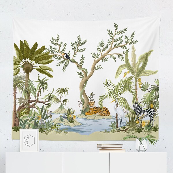 Safari Tapestry Etsy