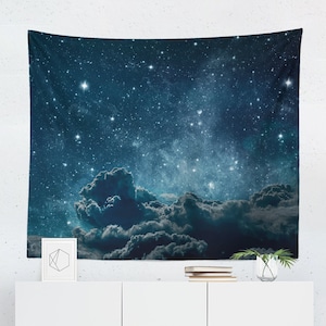 Night Sky Tapestry Wall Hanging Art Decor