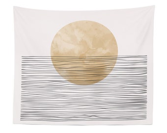 Moon Tapestry Wall Hanging Art