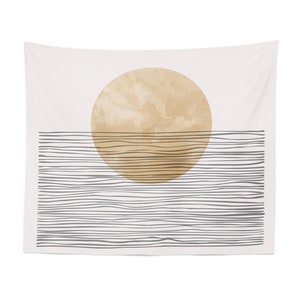 Moon Tapestry Wall Hanging Art