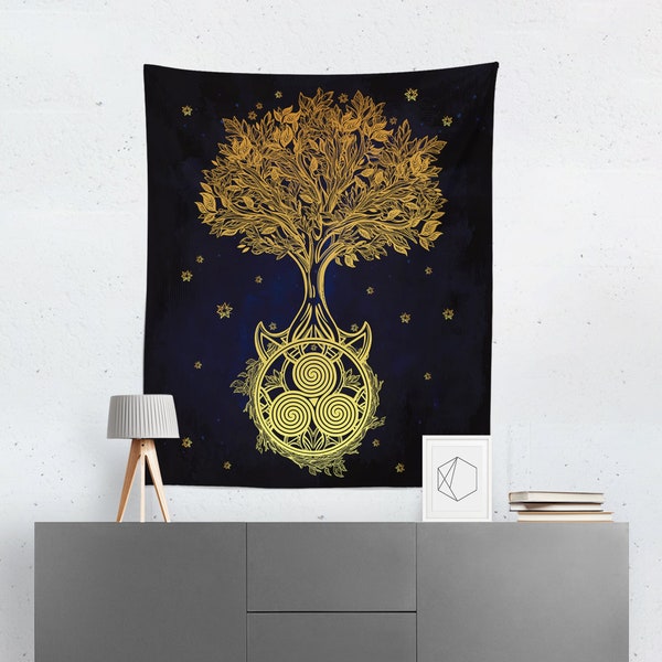 Tree Tapestry Wall Hanging Art Decor