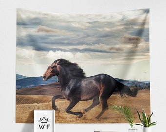 Horse Tapestry Wall Hanging Art Decor