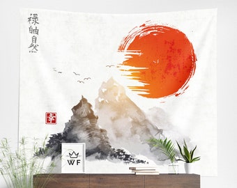Japanese Tapestry Wall Hanging Art Decor