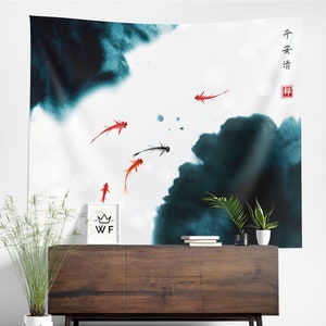 Japanese Tapestry Wall Hanging Art Decor