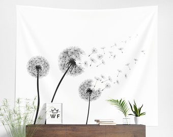 Dandelion Tapestry Wall Hanging Art Decor