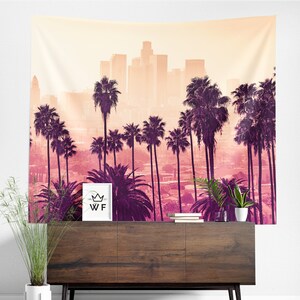Skyline Tapestry Etsy