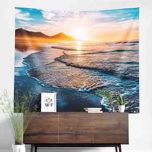 Beach Tapestry Wall Hanging Decor Art