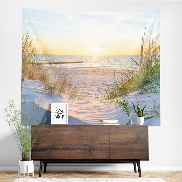 Beach Wall Tapestry Etsy