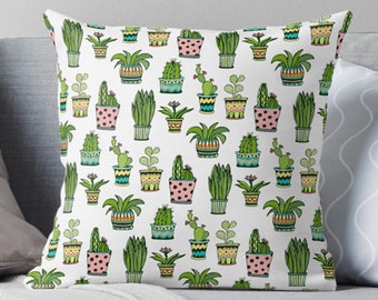 Cactus Pillow | Cactus Décor | Cactus Throw Pillow | Cactus Decoration | Succulent Pillow | Succulent Décor | Succulent Throw Pillow