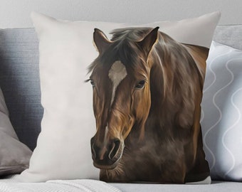 Horse Throw Pillow