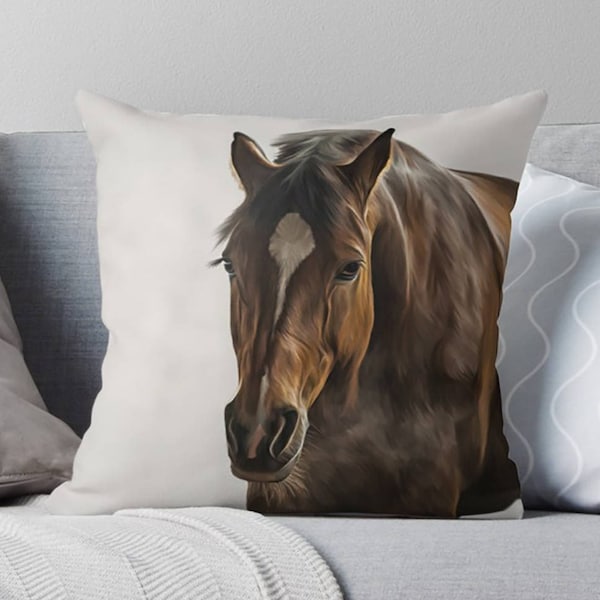 Horse Throw Pillow