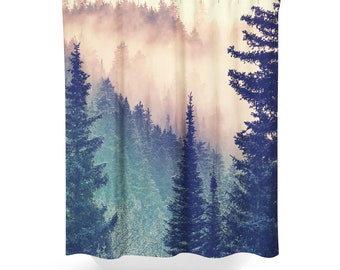Wilderness Shower Curtain Etsy