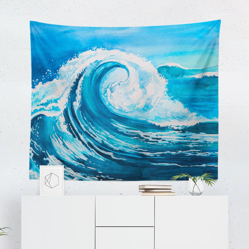 Ocean Tapestry Wall Hanging Decor Art bild 1