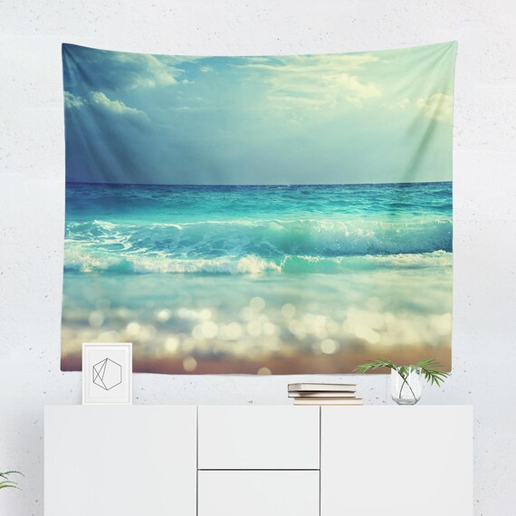 Beach Tapestry Beach Wall Tapestry Beach Wall Décor Etsy