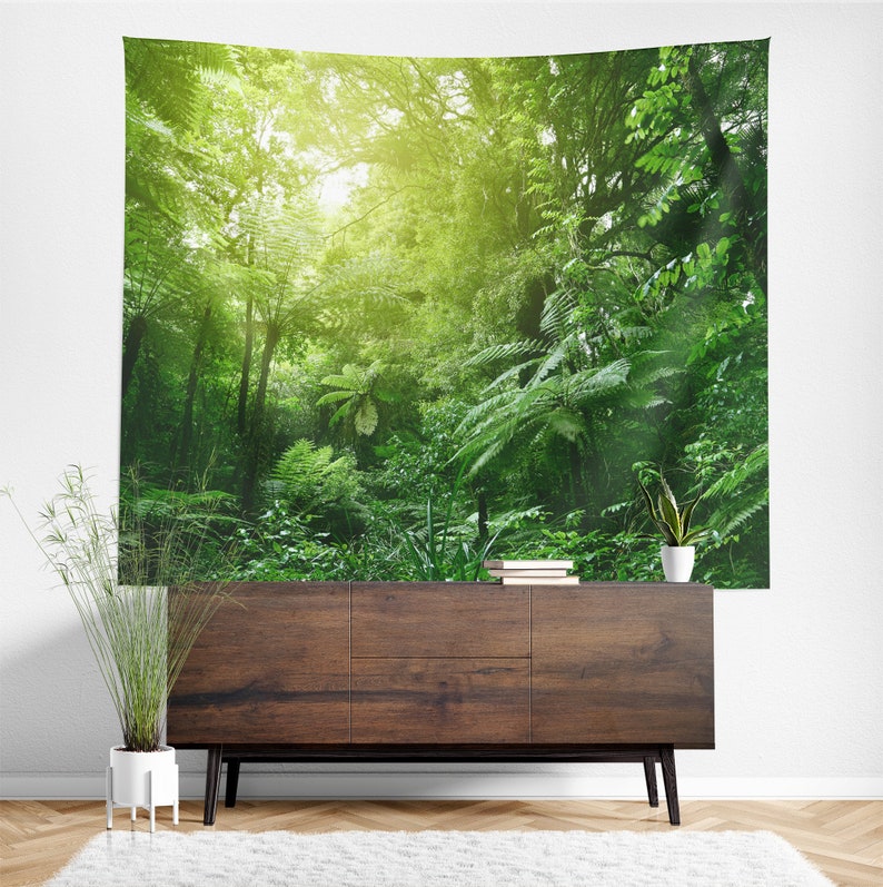 Jungle Tapestry Wall Hanging Art Decor image 2