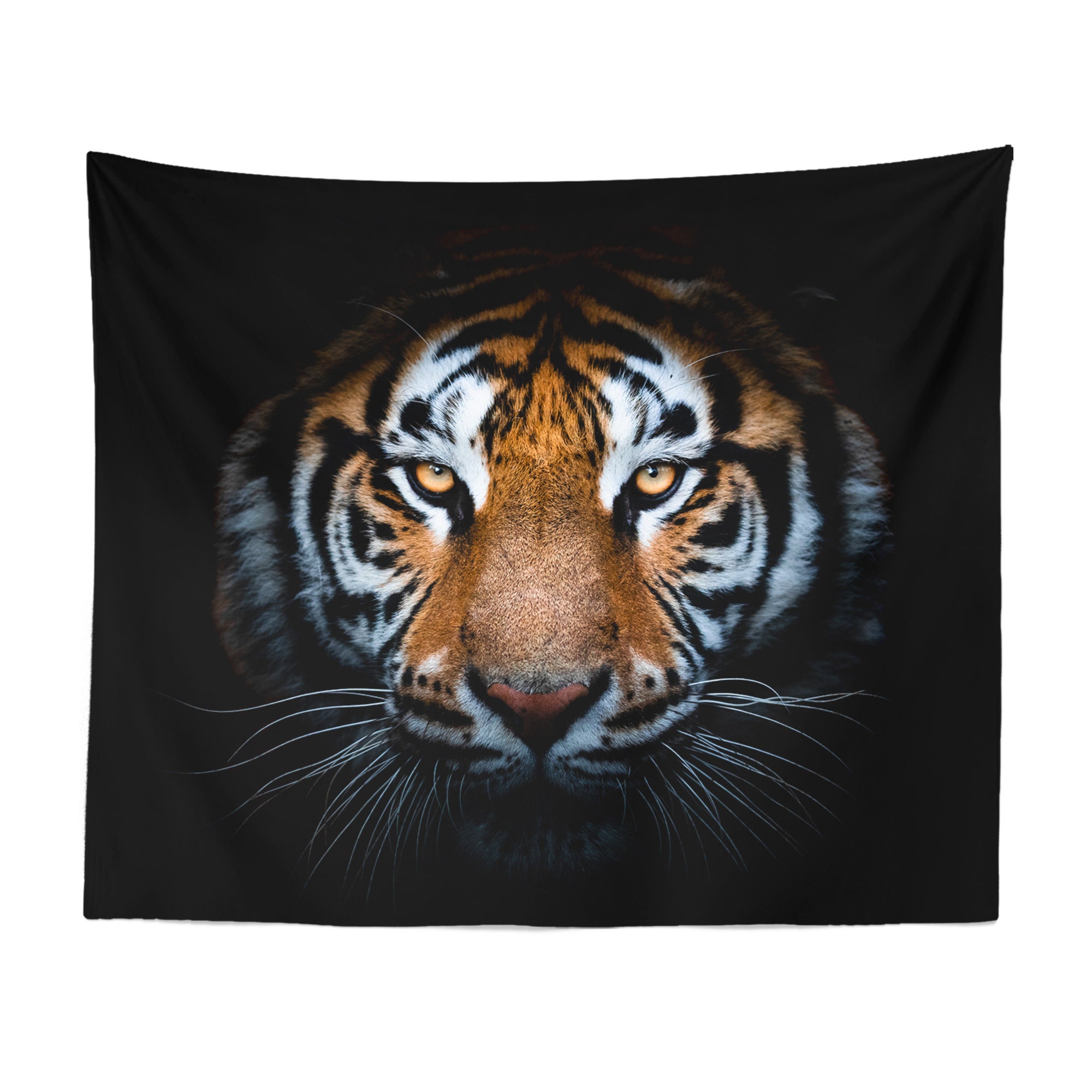 Tiger Tapestry Wall Hanging Art Decor Etsy Sweden