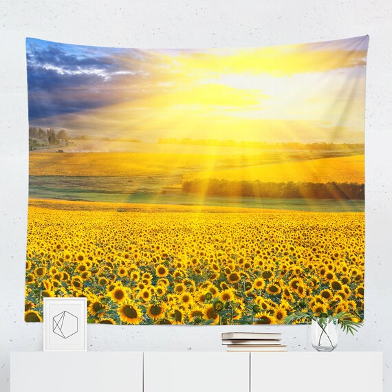 Sunflower wall tapestry sale