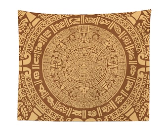 Mayan Tapestry Wall Hanging Art Decor
