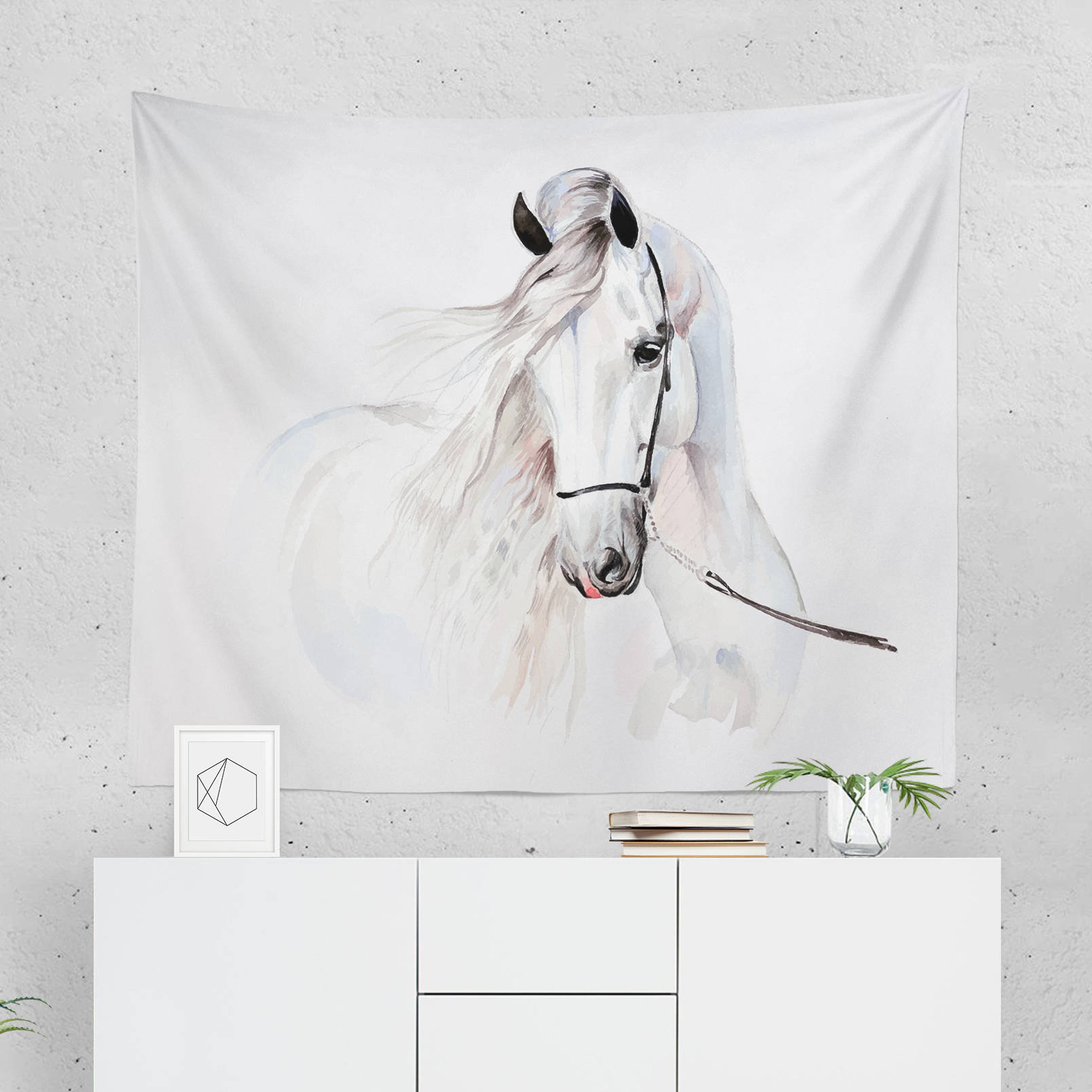 Horse Tapestry Horse Wall Tapestry Horse Wall Hanging Etsy