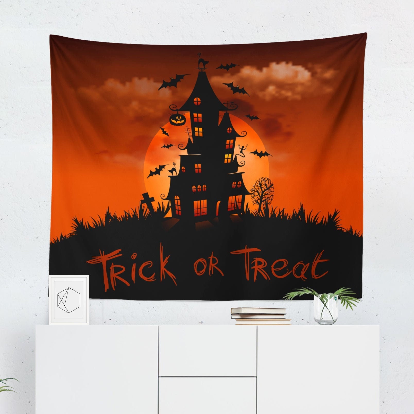 Halloween tapestry outlet