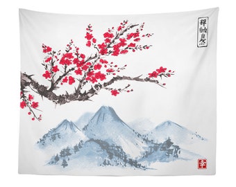 Japanese Tapestry Wall Hanging Art Decor