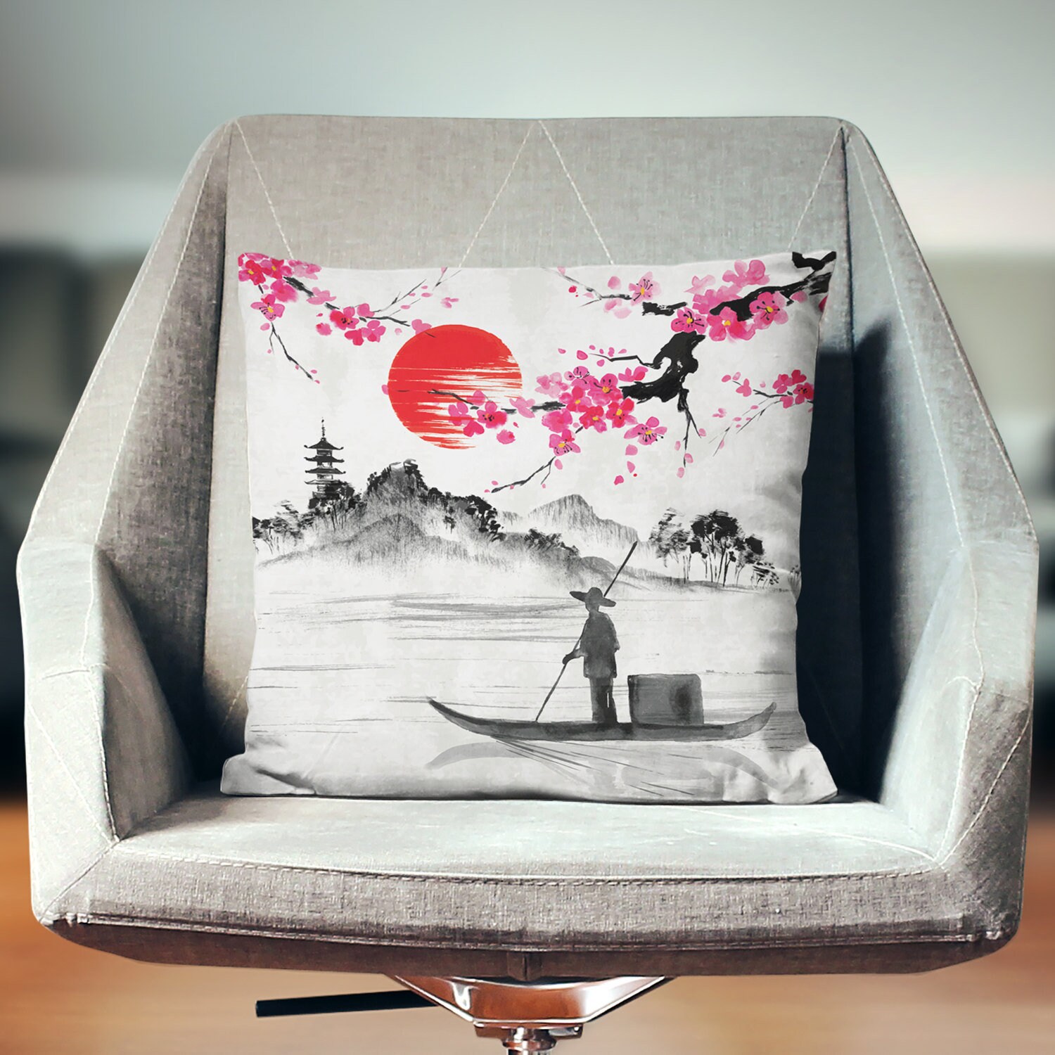 Japanese Pillow Japanese Throw Pillow Japanese Décor Etsy