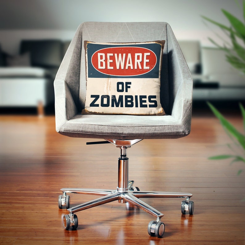 Zombie Throw Pillow image 2