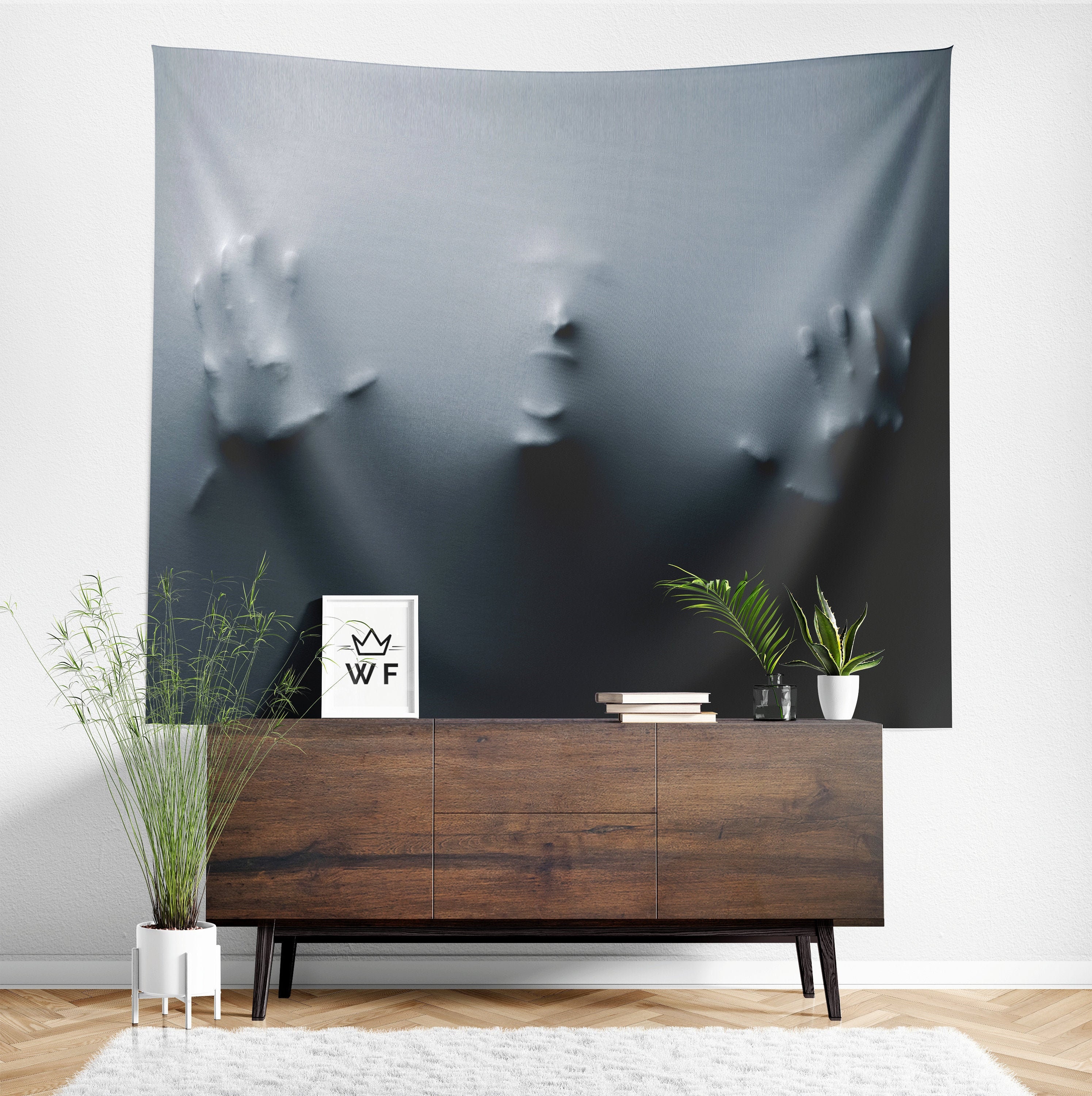 Scary Tapestry Wall Hanging Art Decor Etsy
