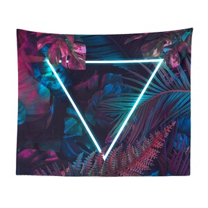 Neon Tapestry Wall Hanging Art Decor