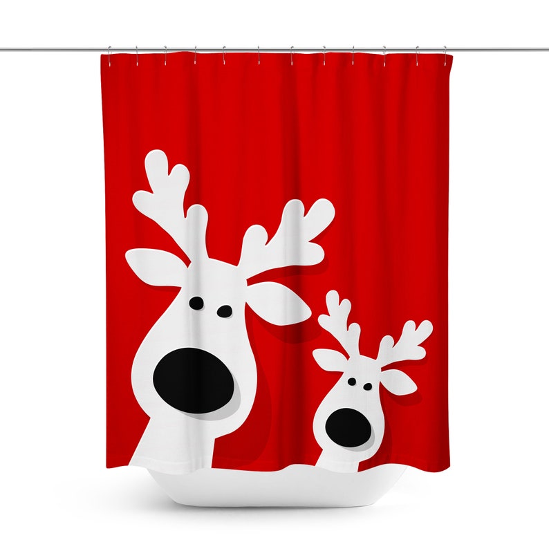 Christmas Shower Curtain image 1