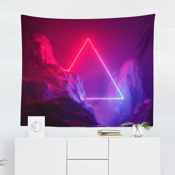 Neon wall tapestry sales