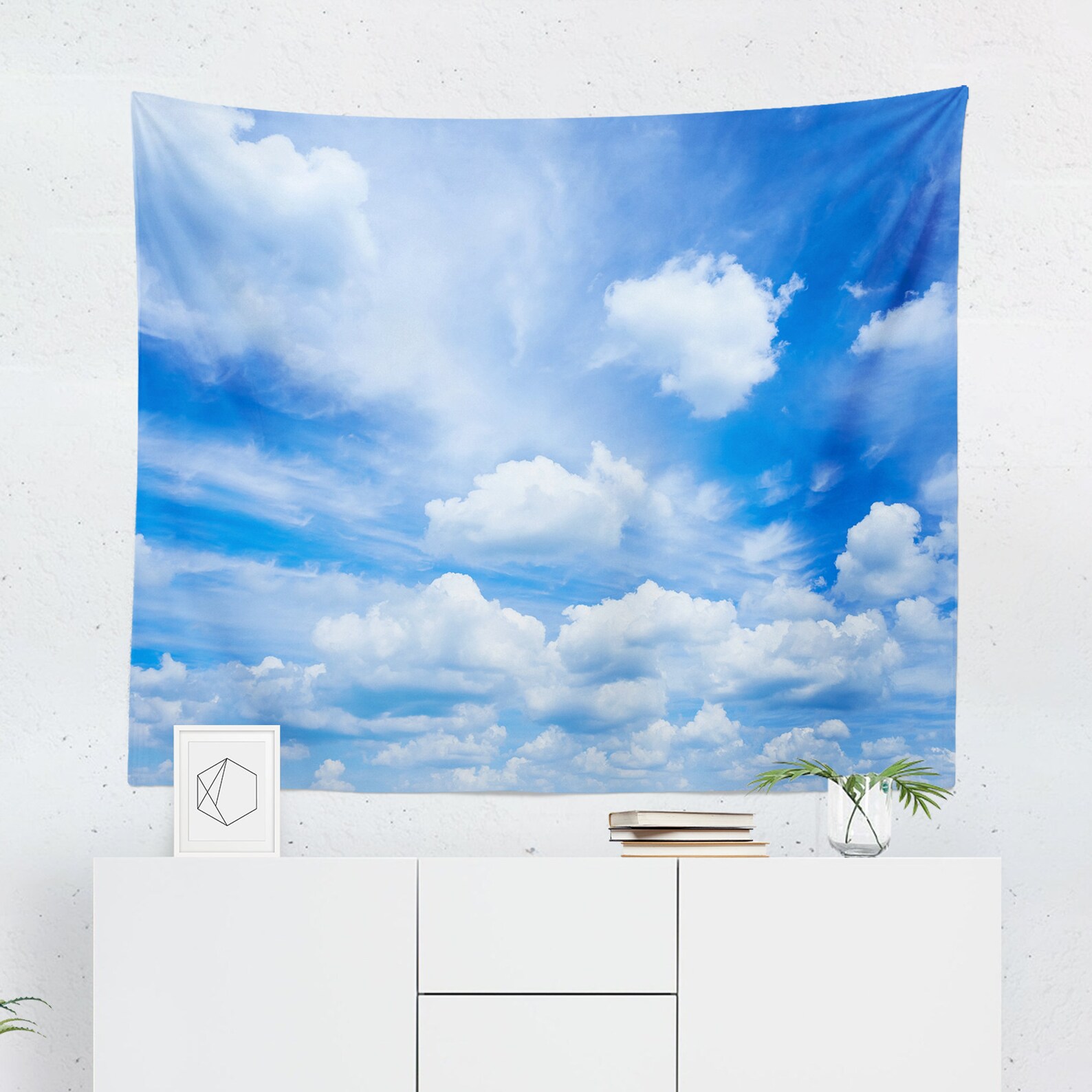 Cloud Tapestry Sky Tapestry Cloud Wall Tapestry Sky Wall Etsy