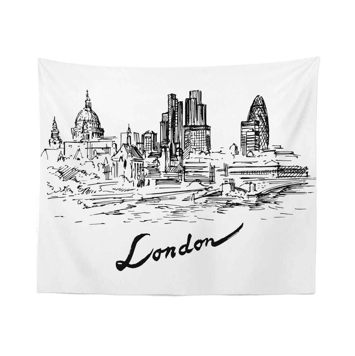 London Tapestry England Tapestry London Wall Tapestry England Etsy