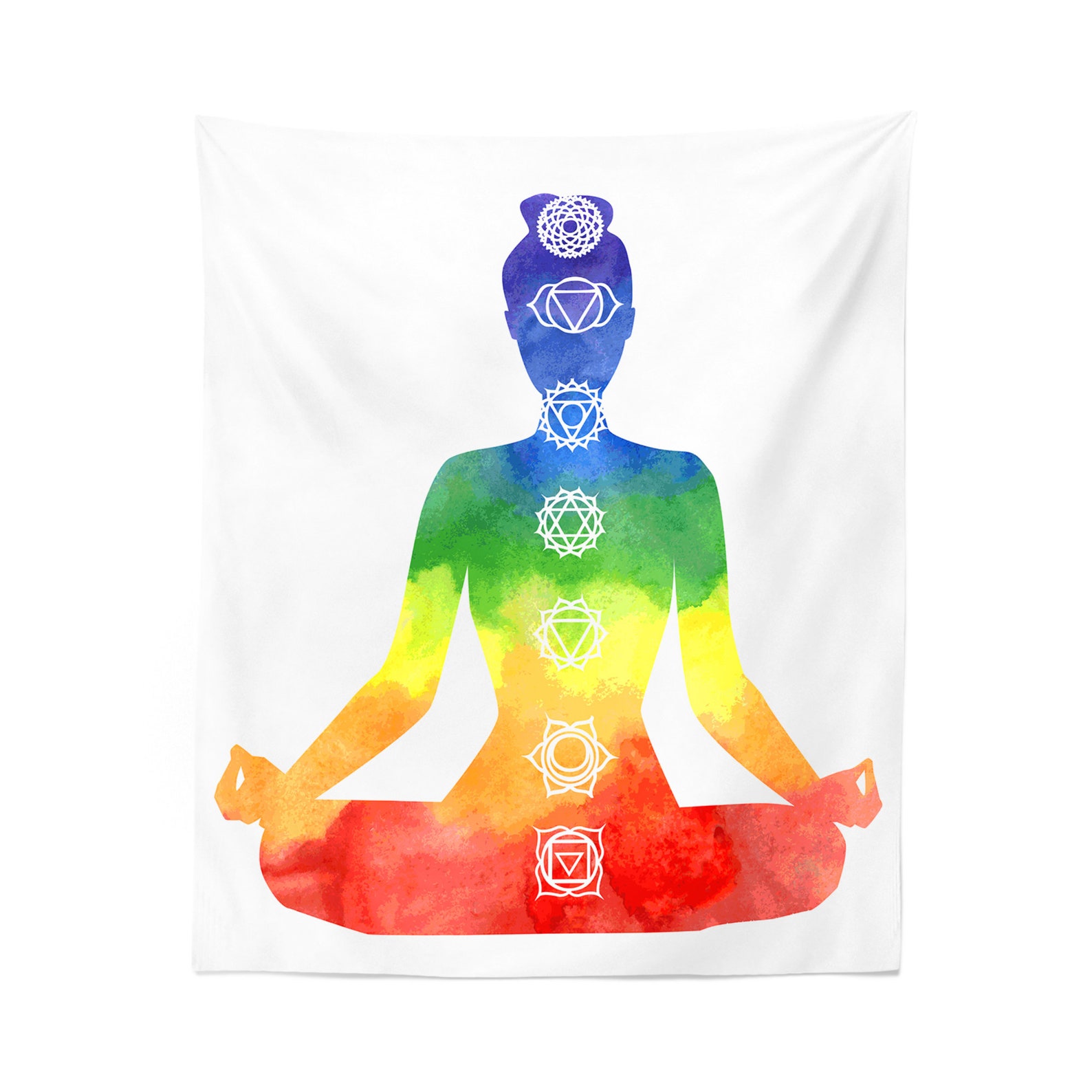 Chakra Tapestry Chakra Wall Hanging Chakra Wall Décor Etsy Ireland