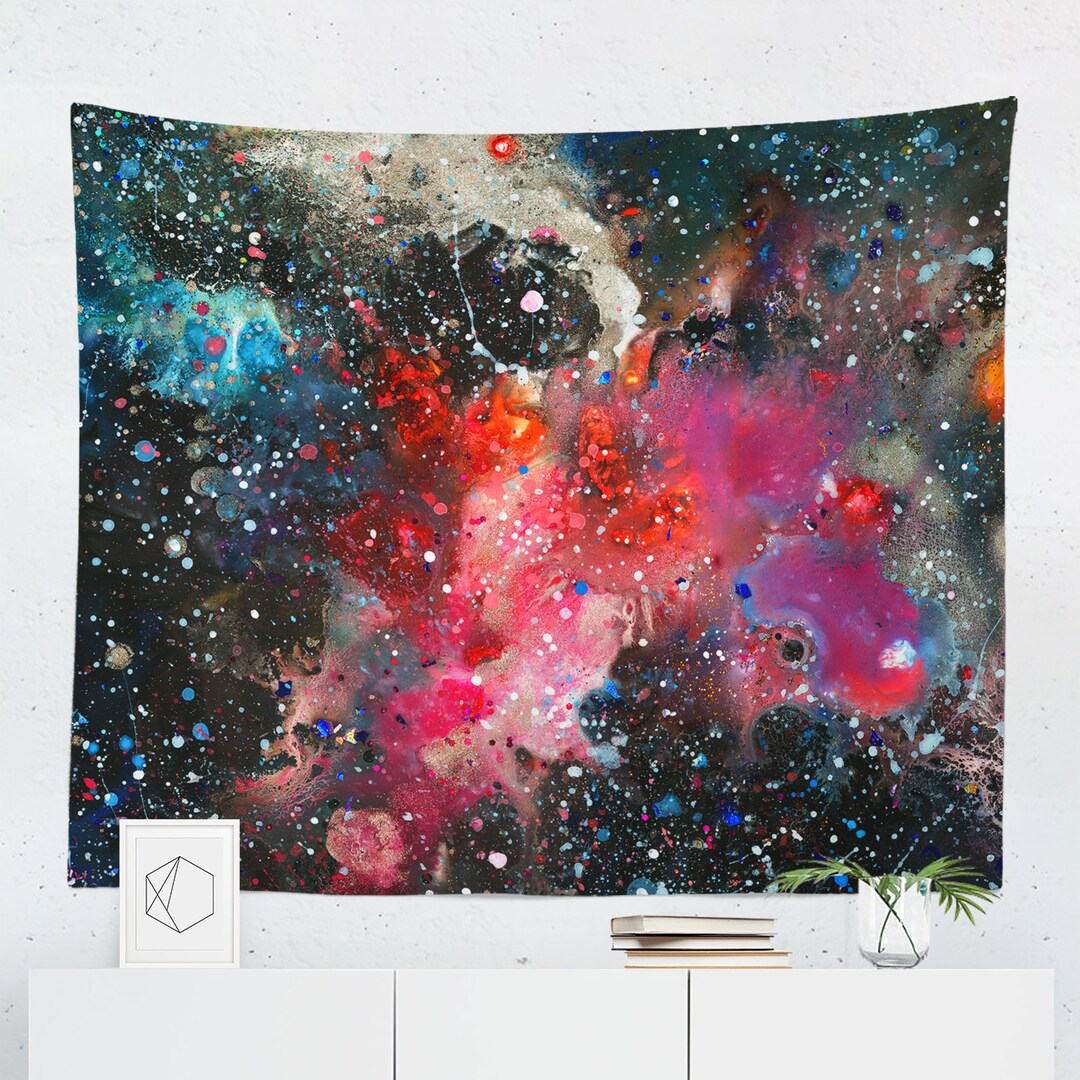 Galaxy Tapestry, Galaxy Wall Hanging, Galaxy Wall Décor, Galaxy Wall Art, Space Tapestry, Space