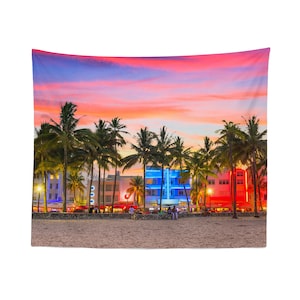 Miami Tapestry Wall Hanging Art Decor