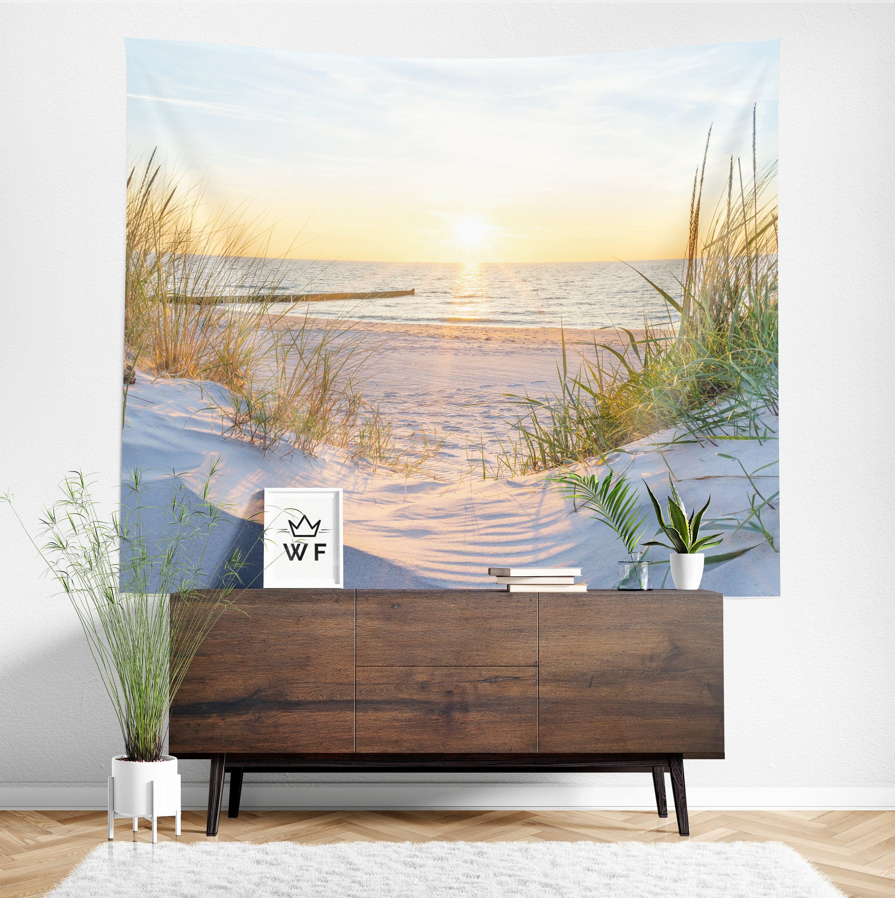 Beach Tapestry Beach Wall Hanging Beach Wall Décor Beach Etsy