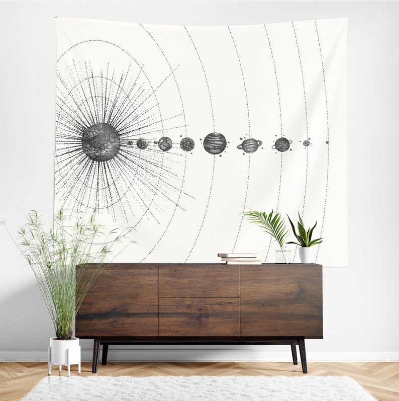 Space Tapestry Wall Hanging Art Decor image 2