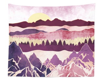 Mountain Tapestry Wall Hanging Art Decor