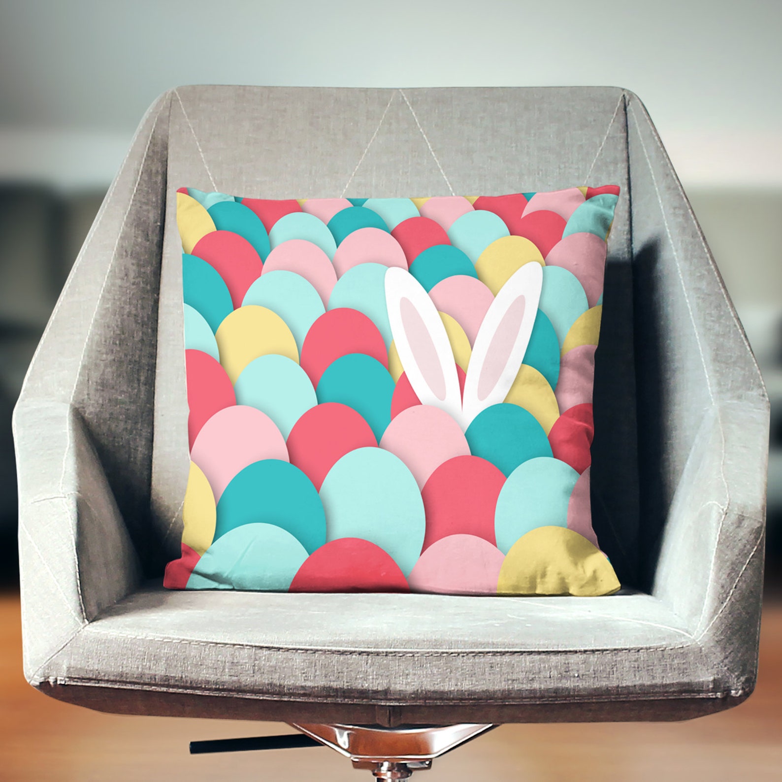 Easter Pillow Easter Pillow Case Easter Throw Pillow Easter Etsy