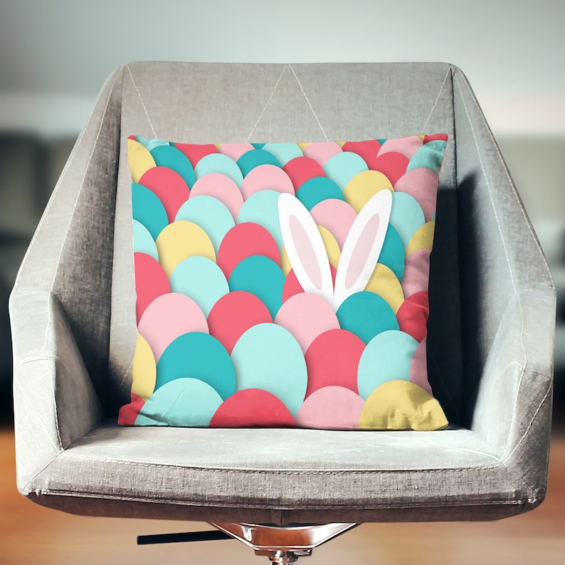 Easter Pillow Easter Pillow Case Easter Throw Pillow Easter Etsy