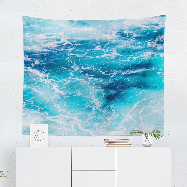 Ocean Tapestry Ocean Wall Hanging Ocean Wall Décor Ocean Etsy.de