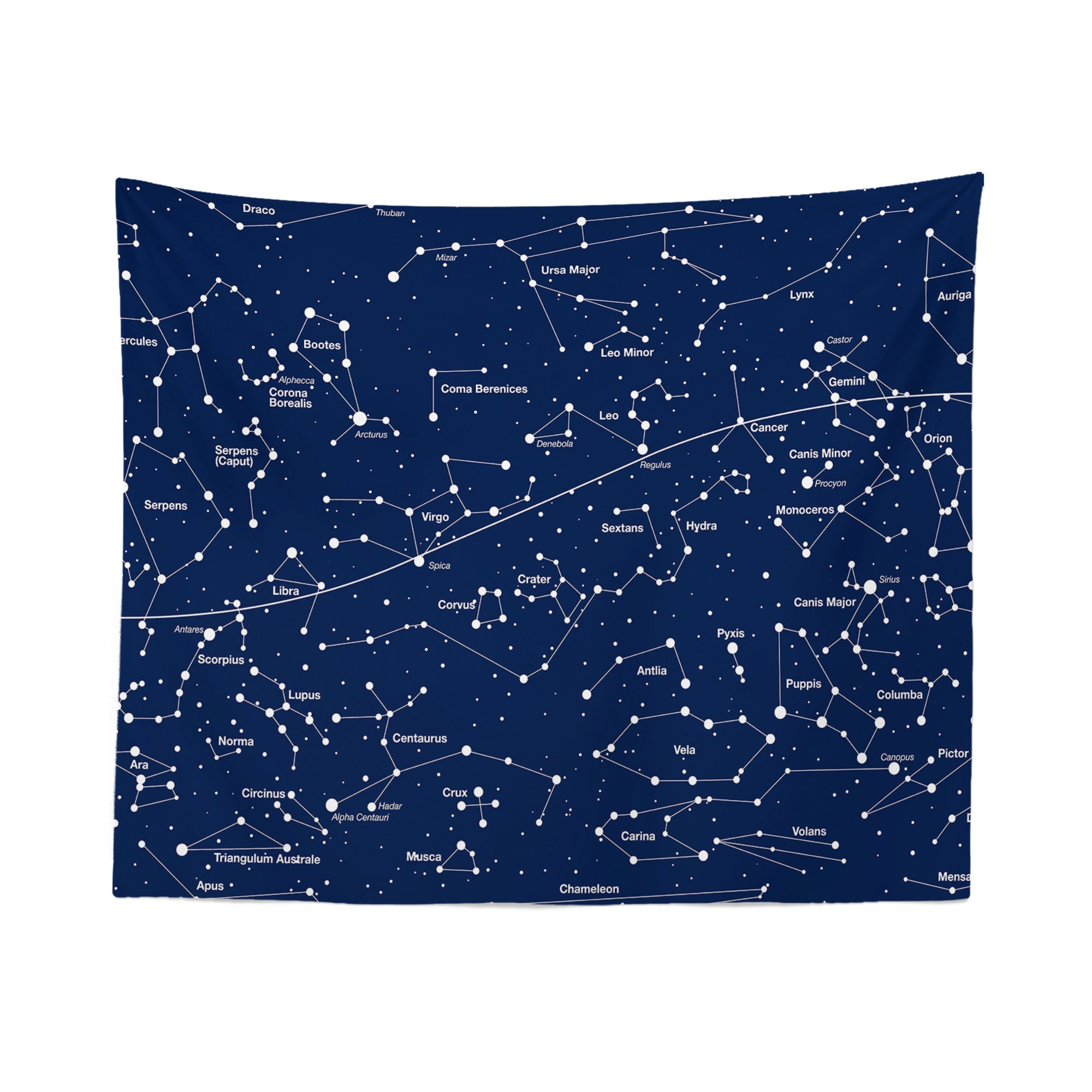 Constellation Tapestry Constellation Wall Hanging Etsy Australia