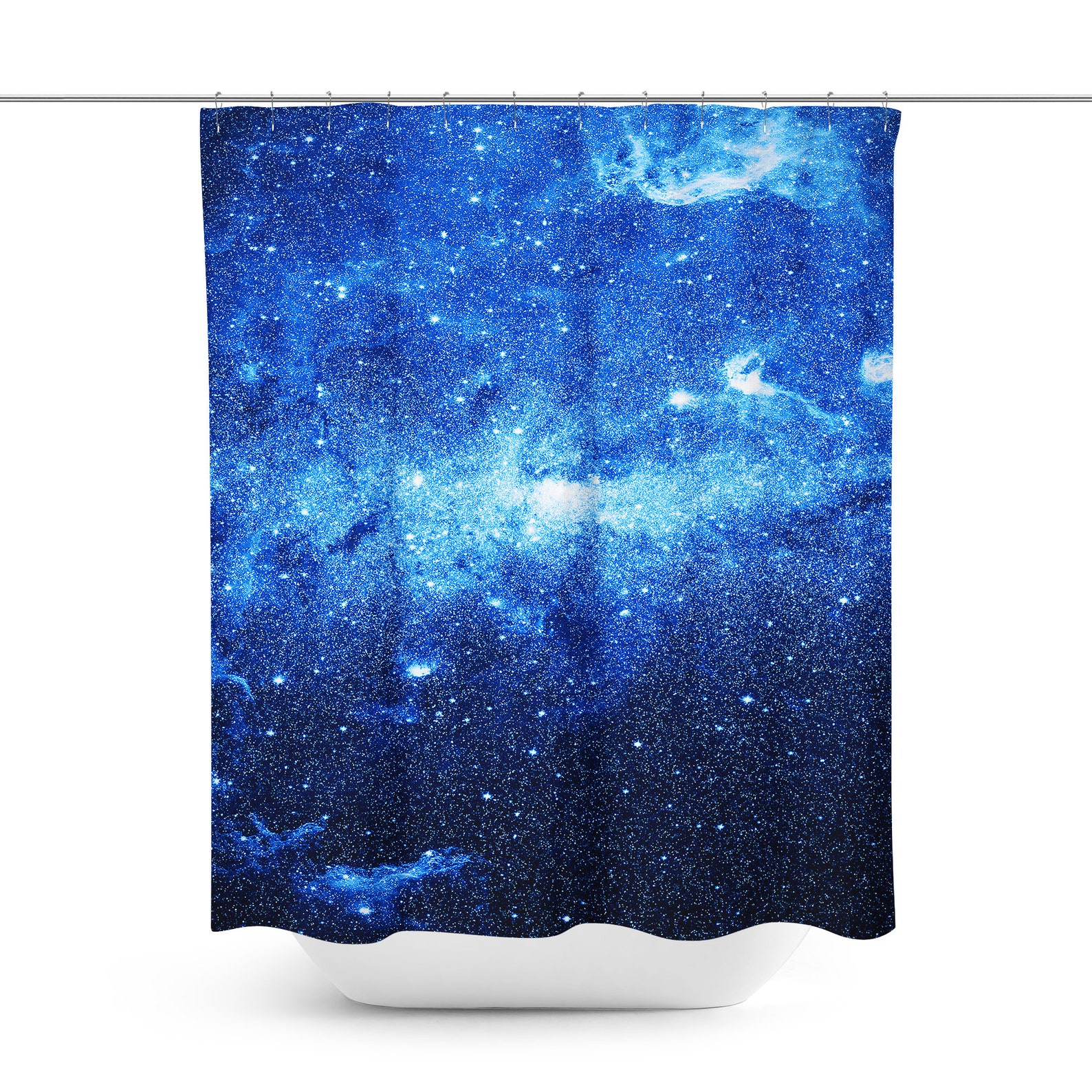 Galaxy Shower Curtain Space Shower Curtain Etsy