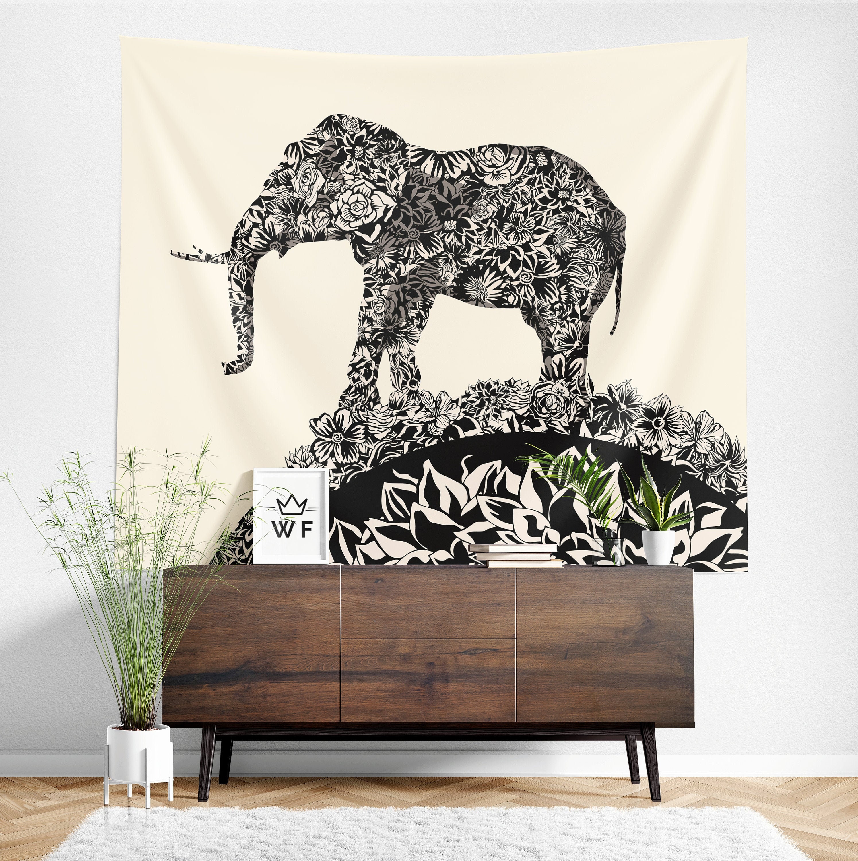 Elephant Tapestry Elephant Wall Tapestry Elephant Wall Etsy Singapore