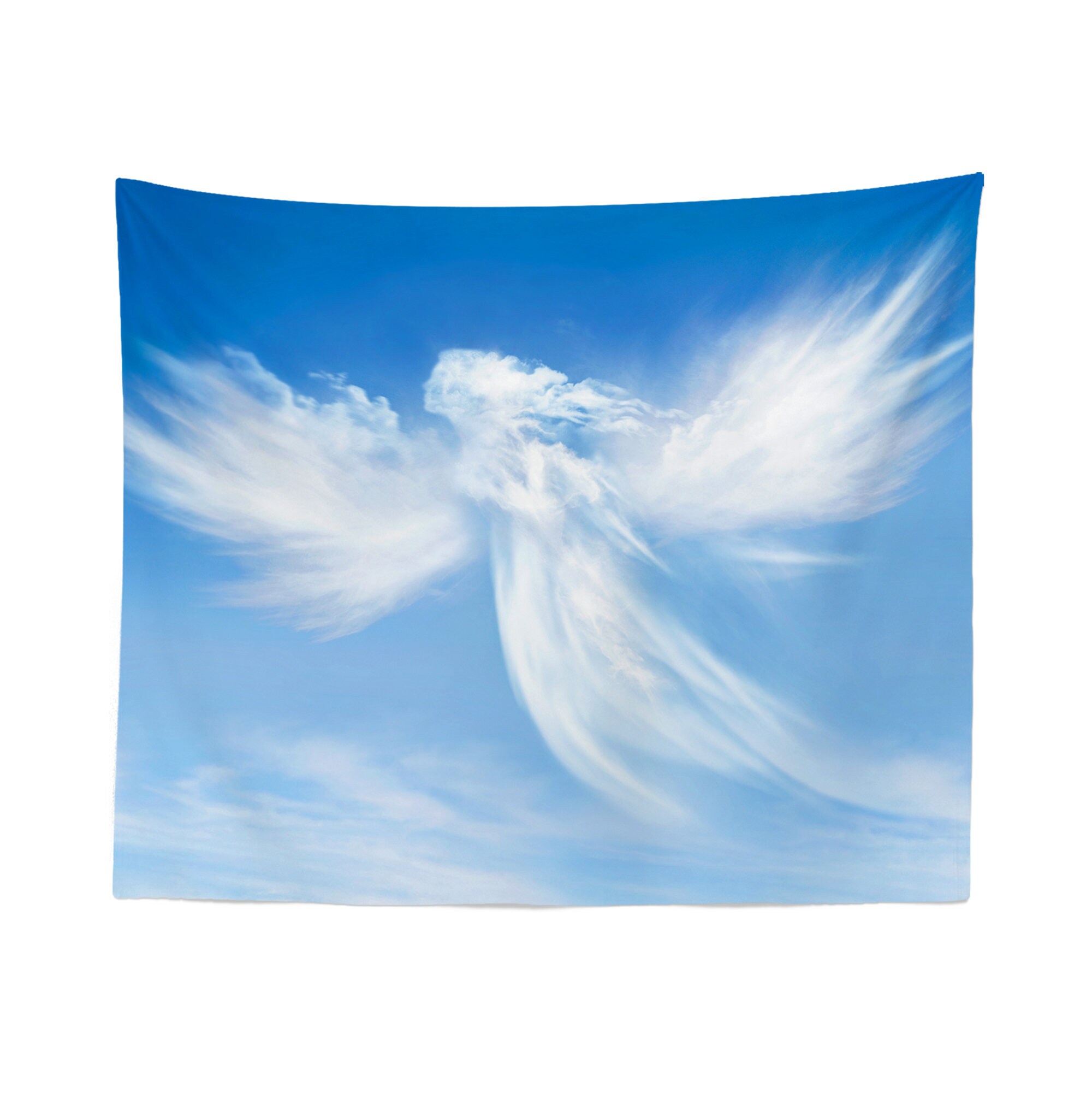Angel Tapestry Cloud Tapestry Angel Wall Tapestry Cloud Wall Etsy
