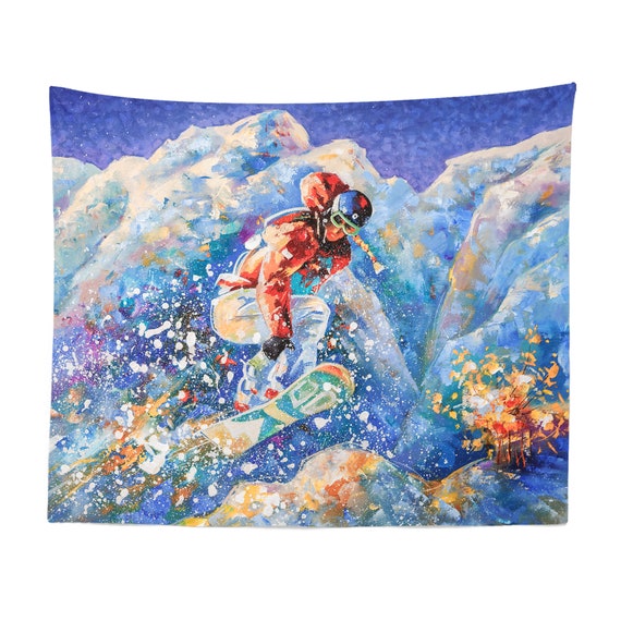 Snowboard tapestry hot sale