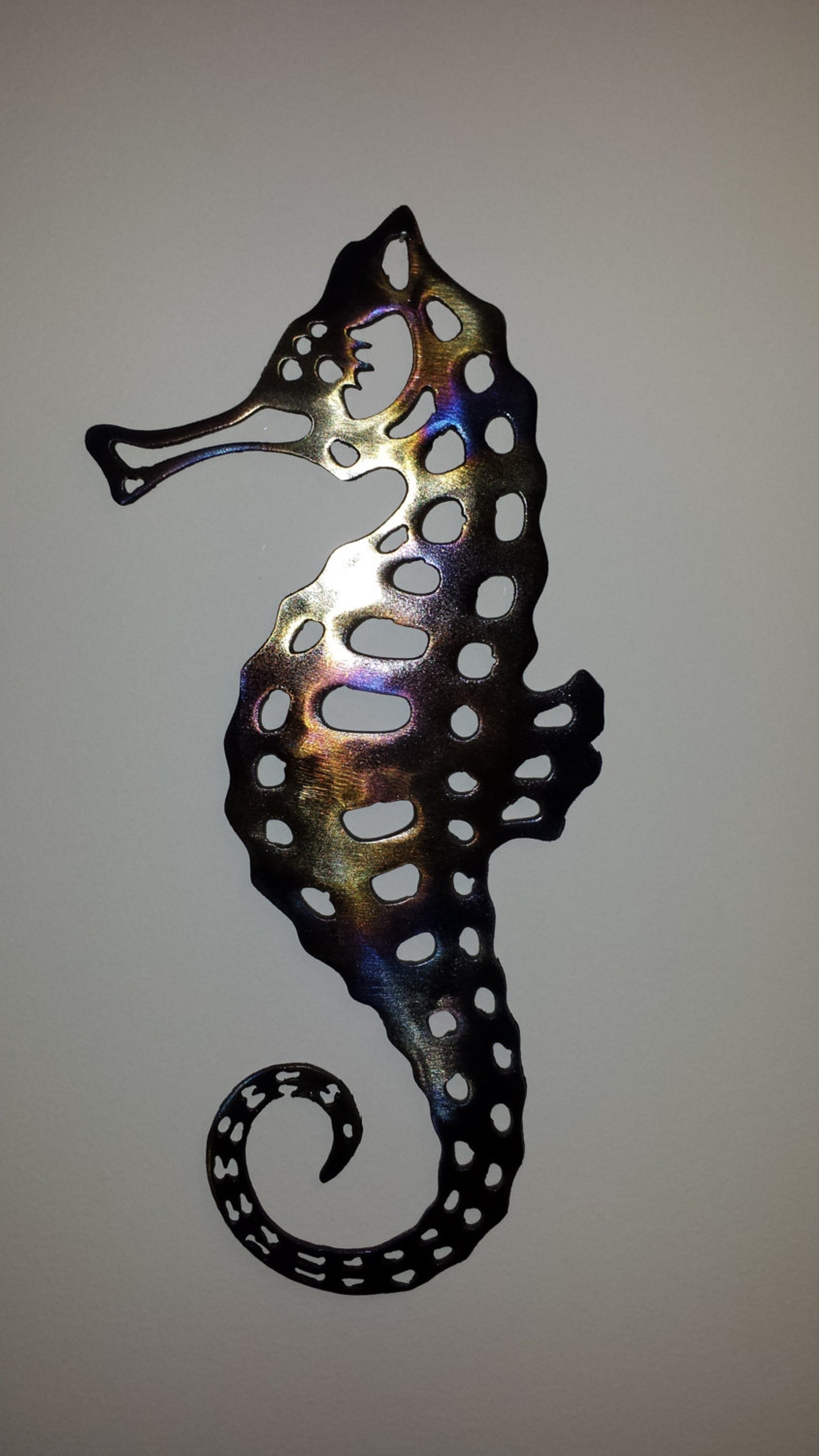 Metal Wall ArtSeahorseWall Hanging Etsy