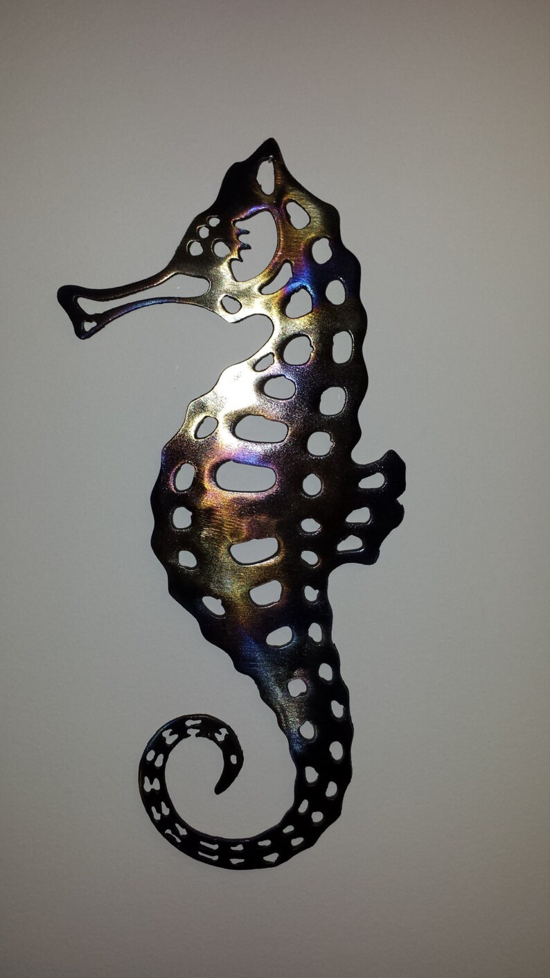 Metal Wall ArtSeahorseWall Hanging Etsy