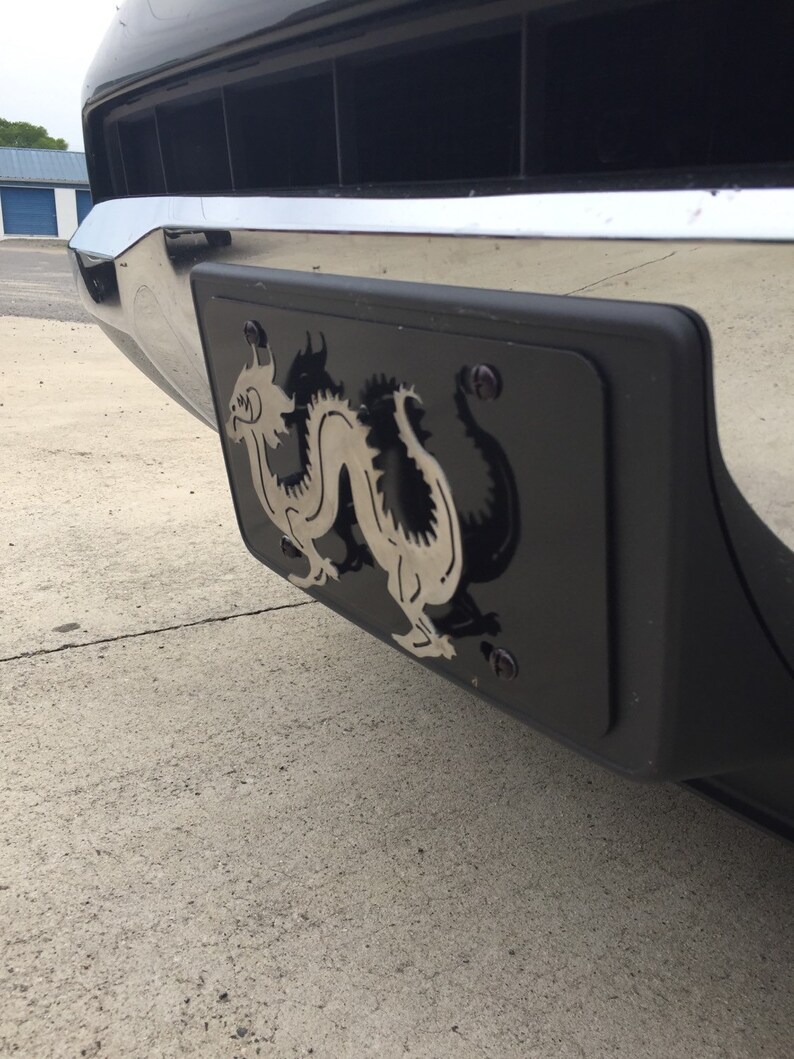 Dragon License Plate Etsy